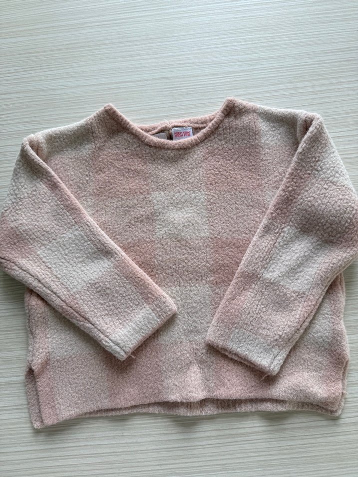 Pembe kız çocuk kazak - Görsel 4