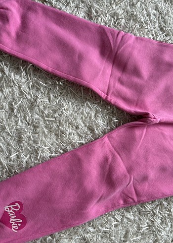 Barbie Baskılı Pembe Kız Eşofman Takımı - Görsel 4