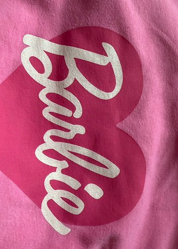 Barbie Baskılı Pembe Kız Eşofman Takımı - Görsel 3