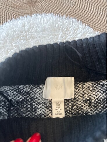 Uzun kazak elbise hm kadın s beden - Görsel 4