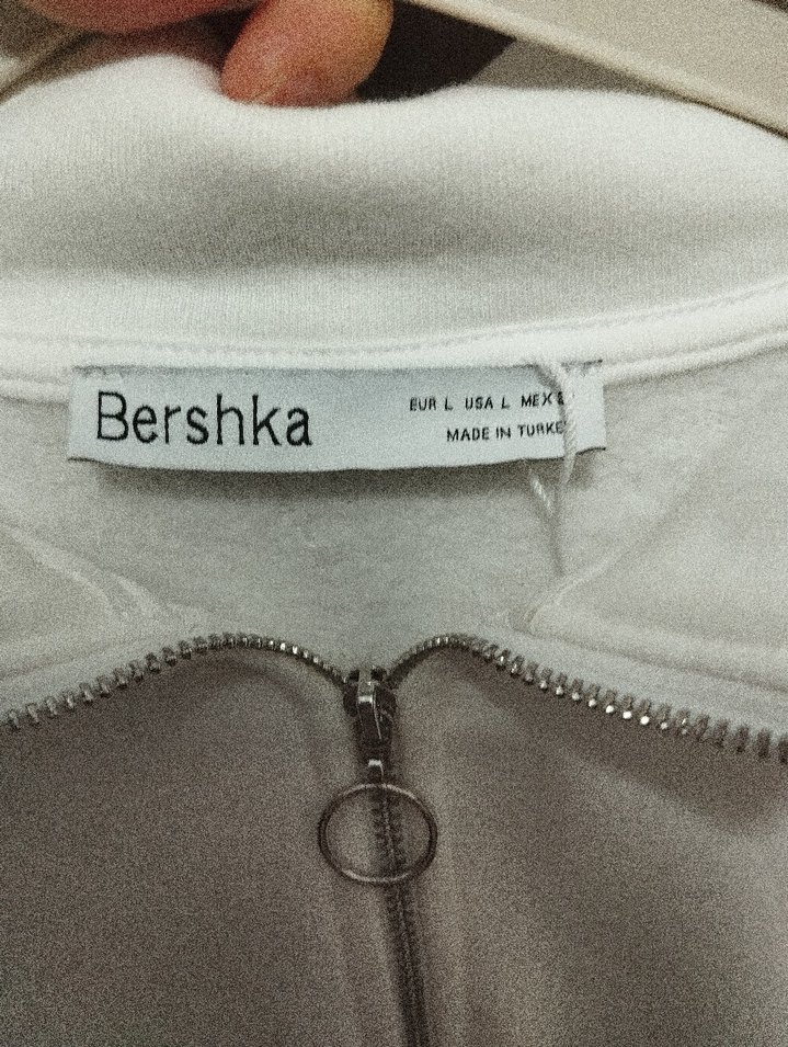 Kadın Beyaz Yarım Fermuarlı Sweatshirt - Görsel 5