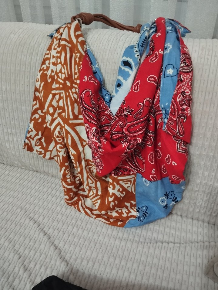 Zara plaj çantası Renkli Bohem Dokuma Kadın Çanta - Görsel 4