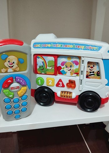 Renkli Eğitici Oyuncak Otobüs ve Kumanda