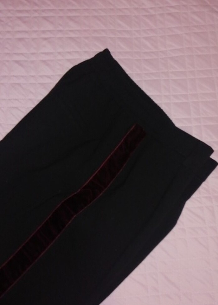 Şerit detaylı havuç pantolon - Görsel 2