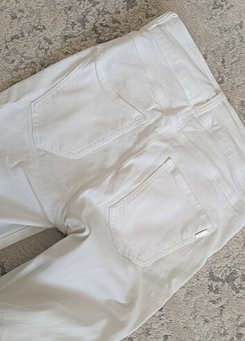 oxxo Beyaz slim fit pantolon 