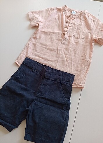 2 yaş erkek bebek lcw gömlek pantolon