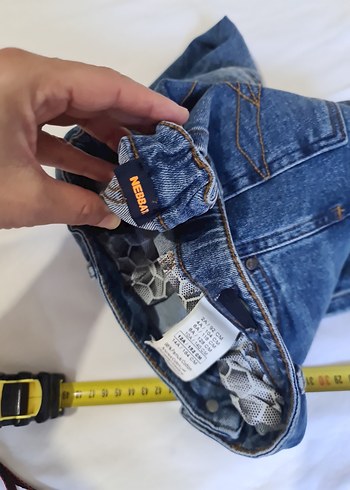 11-12 Yaş Beden mavi Renk Erkek Çocuk Regular Fit Denim Şort