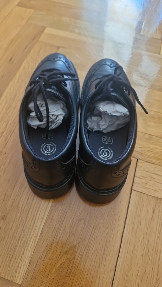 Clarks Siyah %100 Deri Kız Çocuk Özel Ayakkabı - Görsel 3