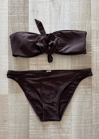 Kahverengi Strappy Kadın Bikini Takımı