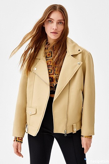 BERSHKA deri ceket