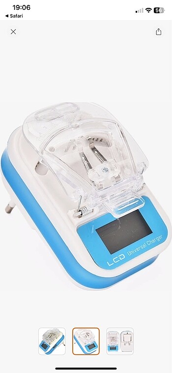 Lcd Universal charger batarya şarjı