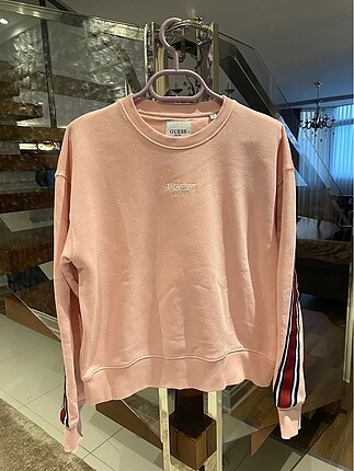 Guess Toz Pembe Sweat
