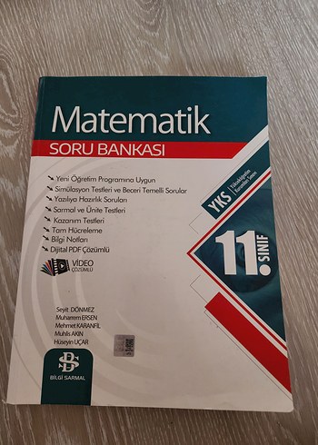 11. Sınıf Matematik Soru Bankası YKS
