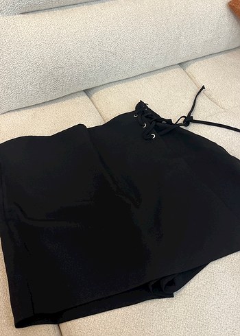 Siyah şort etek - Görsel 2