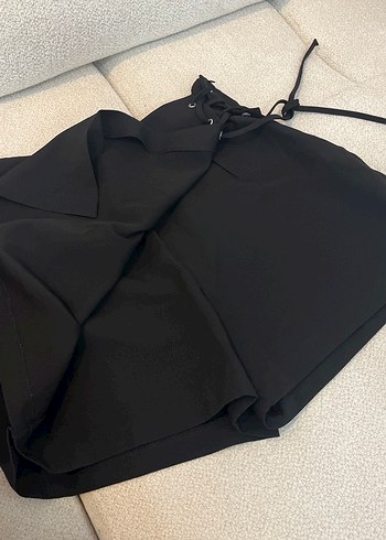 Siyah şort etek - Görsel 3