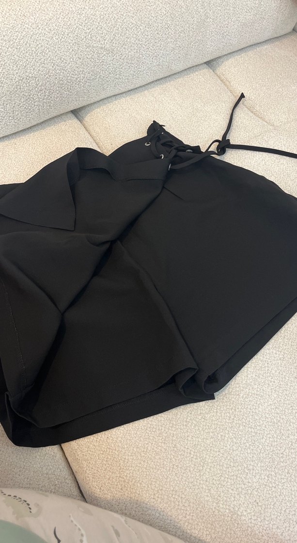 Siyah şort etek - Görsel 3