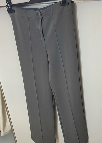 Gri Kadın Kumaş Pantolon - Regular Fit