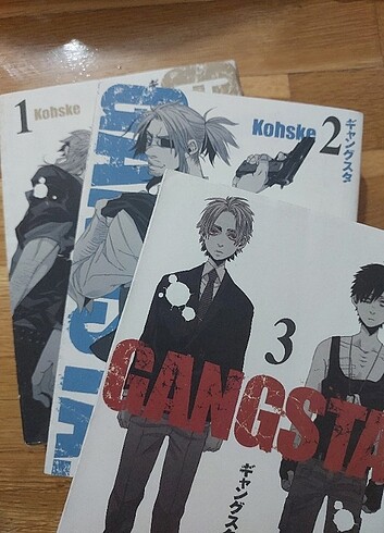 Gangsta 1. 2. ve 3. Cilt manga
