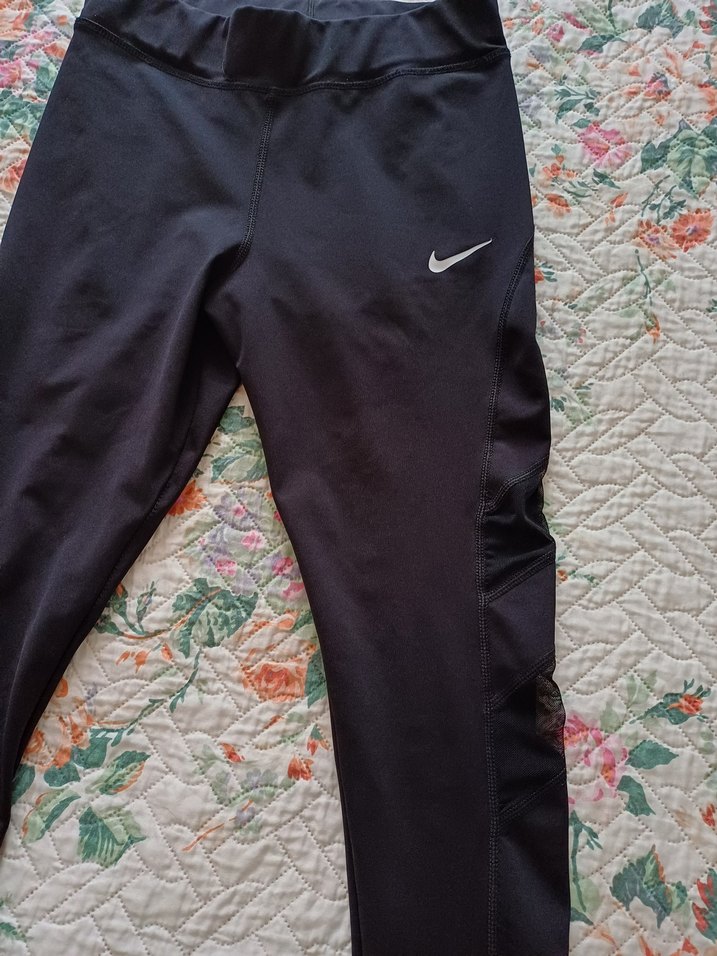Siyah nike  Spor Tayt - Görsel 3