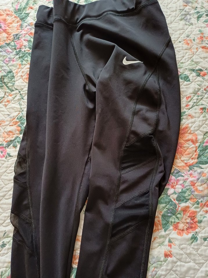 Siyah nike  Spor Tayt - Görsel 5