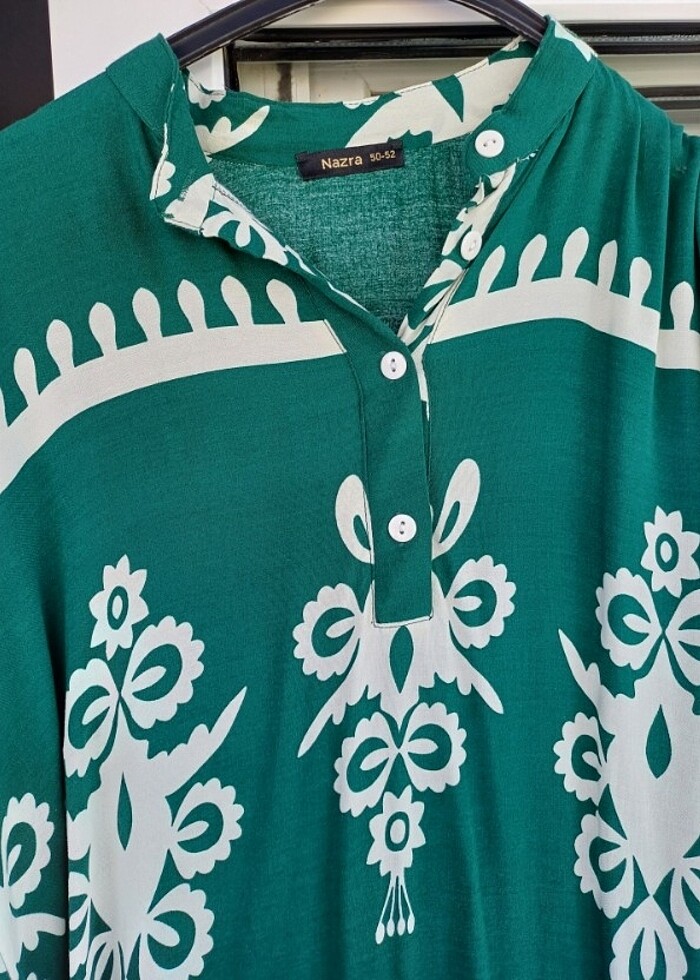 Pamuk dokuma tunik - Görsel 2