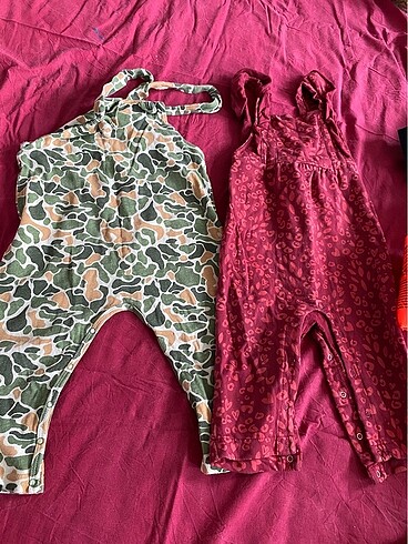 18-24 Ay Beden çeşitli Renk 2 yaş salopet tulum