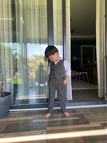 24-36 Ay Beden gri Renk Hm takım 3 yaş