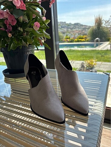Hm stiletto ayakkabı vizon rengi