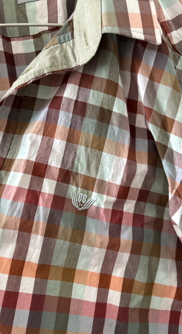 Düğmeli Çok Renkli Erkek Gömlek - Görsel 3