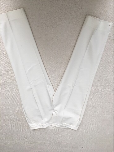 40 Beden beyaz Renk Koton kadın pantolon