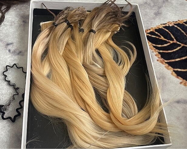 Ürün gerçek saçtır 3650 55 cm aralgında