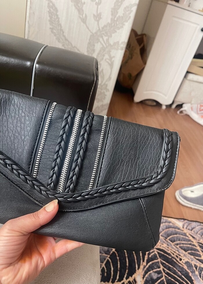 Deri el çantası - Görsel 4