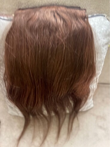 60 cm cıvarı gerçek saç yarım ay - Görsel 2