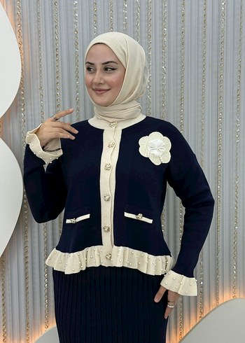 36 Beden Düğmeli Siyah Uzun Kadın Elbise