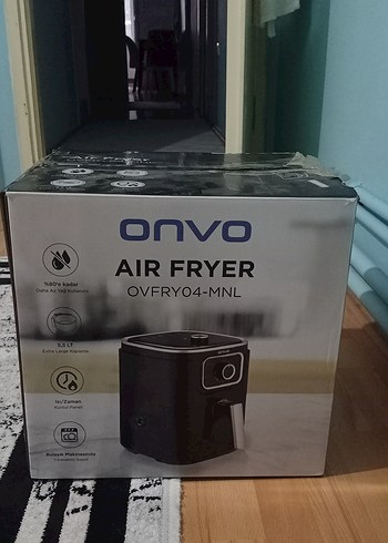Diğer Onvo Mini Hava Fritözü Gri