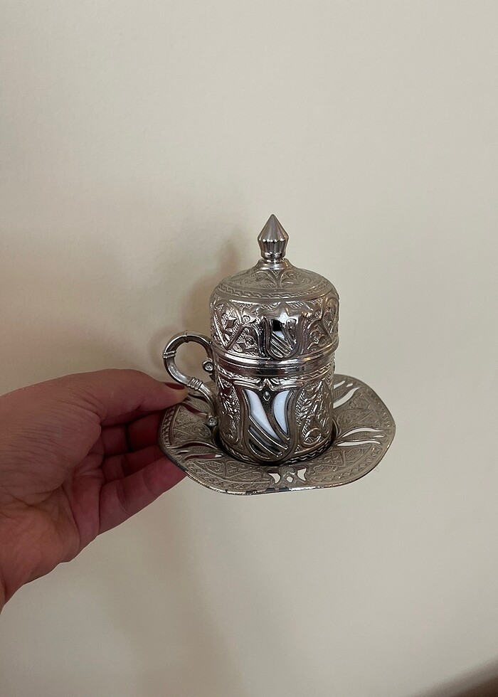 Bakır fincan takımı - Görsel 3