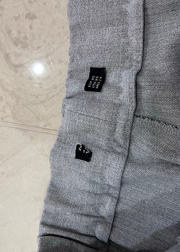 xs Beden Kadın Gri Kumaş Pantolon -