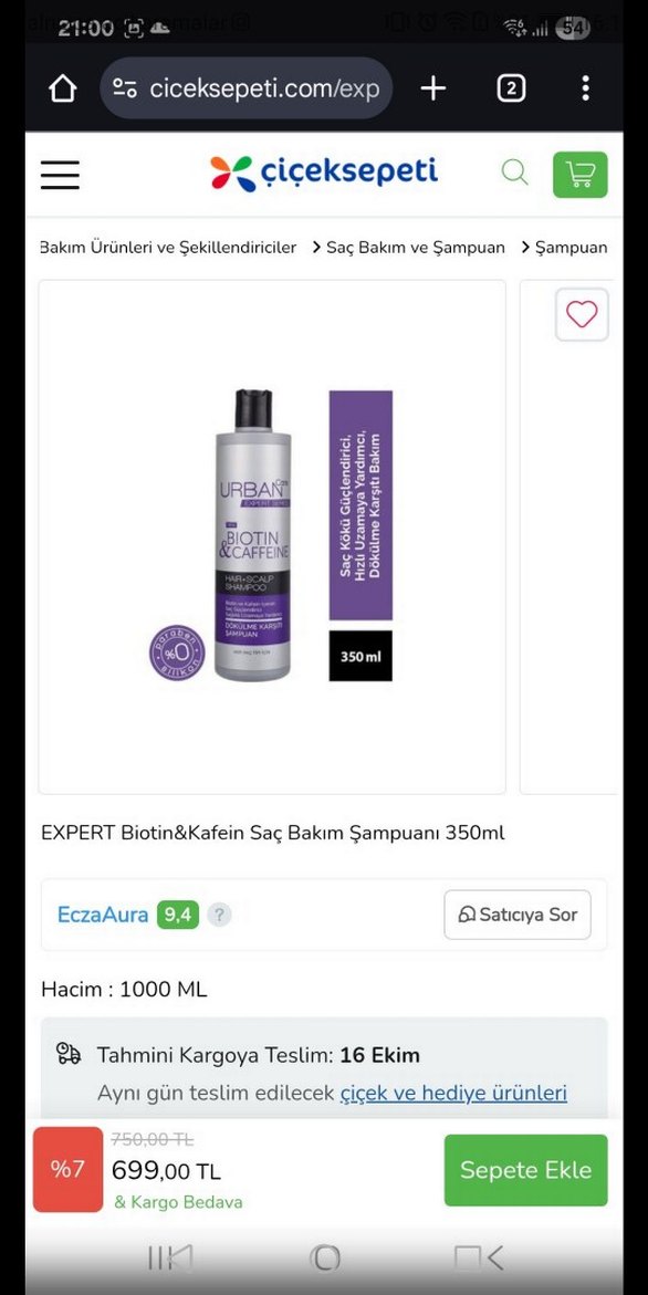 Urban Care Biotin & Kafein Saç Şampuanı ve Sprey - Görsel 3
