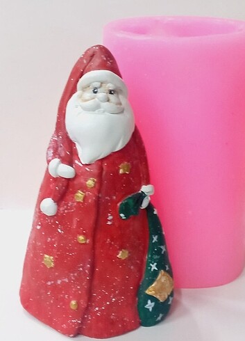  Beden Noel Baba Silikon Kalıp- K7634