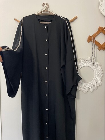 Abaya taşlı ferace