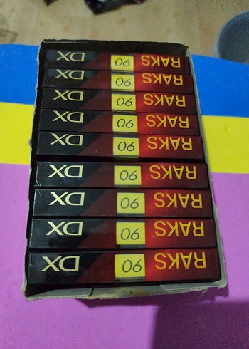 Raks DX 90 Dakikalık Boş Kasetler