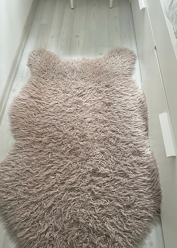 English Home Bohem Tarzı Bej Gri Peluş Halı