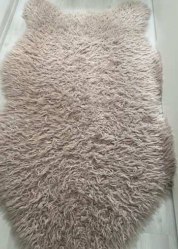 Beden Bohem Tarzı Bej Gri Peluş Halı