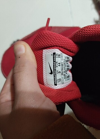 44 Beden kırmızı Renk Nike spor ayakkabı 