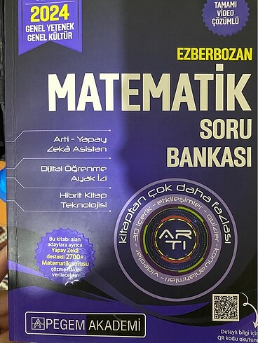 Pegem akademi 2024 kpss ezberbozan matematik soru bankası