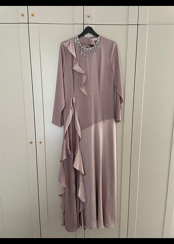 Uzun Kollu kadın elbise - Görsel 3