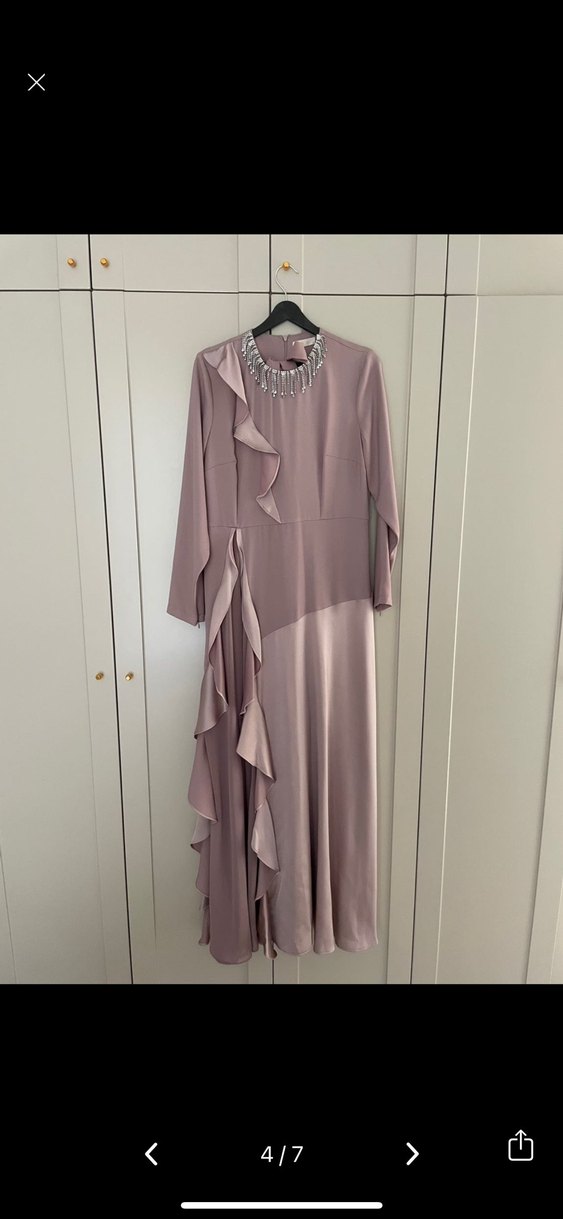 Uzun Kollu kadın elbise - Görsel 3