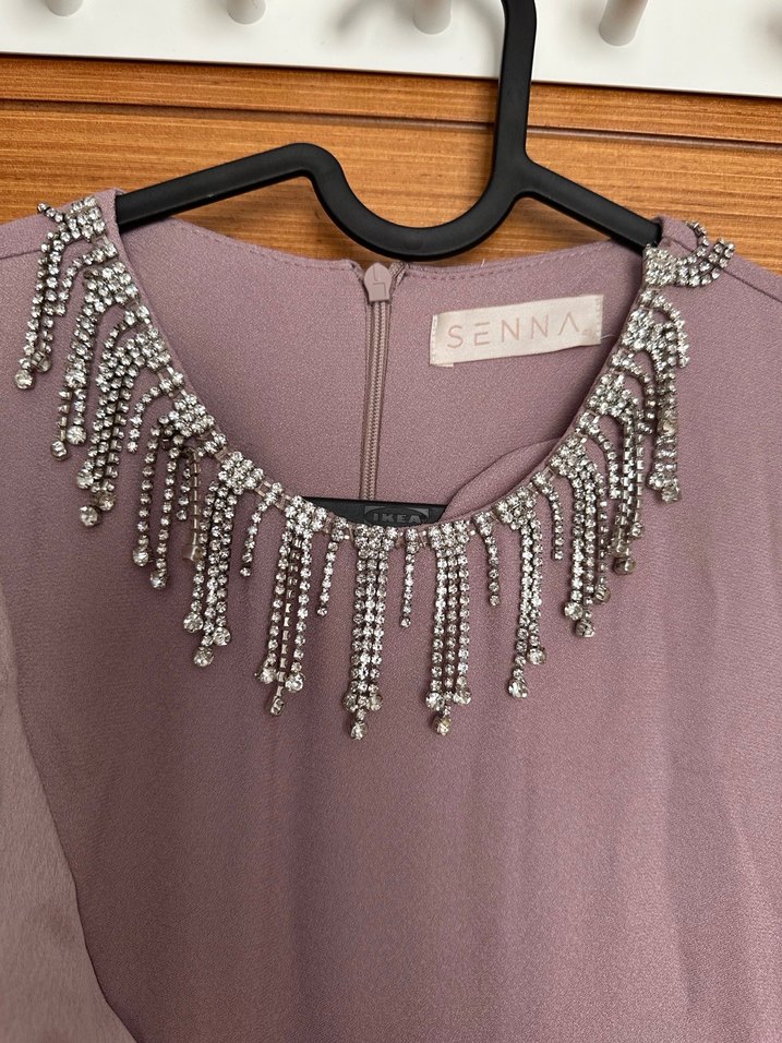 Uzun Kollu kadın elbise - Görsel 5