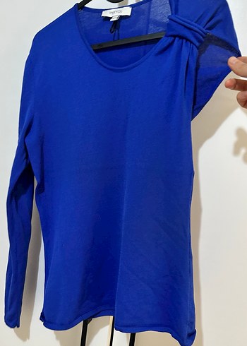 Mavi Uzun Kollu bluz - Görsel 3