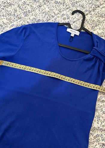 Mavi Uzun Kollu bluz - Görsel 6